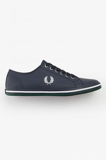 Navy Fred Perry Kingston Men's Shoes | PH 1142KORI